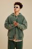 BE ™️| ÁO HOODIE OVERSIZE TRÙM ĐẦU KÉO KHÓA WASH TRƠN BE W0161