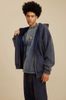 BE ™️| ÁO HOODIE OVERSIZE TRÙM ĐẦU KÉO KHÓA WASH TRƠN BE W0161