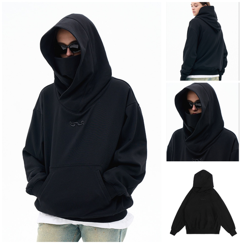 FG ™️| ÁO HOODIE OVERSIZE TRÙM ĐẦU WASH BASIC CAO CẤP FG SW051