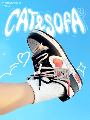 CATSOFA ™️| GIÀY SNEAKER UNISEX ROSE ORIGINAL X CAT&SOFA CS2006