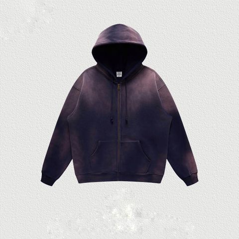 WASHED MONKEY GRADIENT EXPO VELVET ZIPPER JACKETS BE W0021/2022