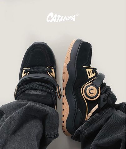 CATSOFA ™️| GIÀY SNEAKER UNISEX BLACK GOLD X CAT&SOFA CS2004