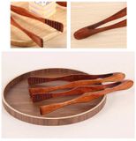 Kẹp gỗ màu nâu BAMBOO HOME gắp đồ ăn bánh ngọt, trộn salad tiện dụng