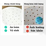 Giấy nến cho nồi chiên không dầu BAMBOO HOME 100 tờ giấy nến đục lỗ an toàn sức khỏe mẫu mới 2022