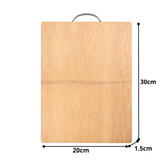 Thớt tre tự nhiên BAMBOO HOME đủ size kháng khuẩn, thái, chặt tiện lợi sử dụng phòng bếp, an toàn vệ sinh thực phẩm