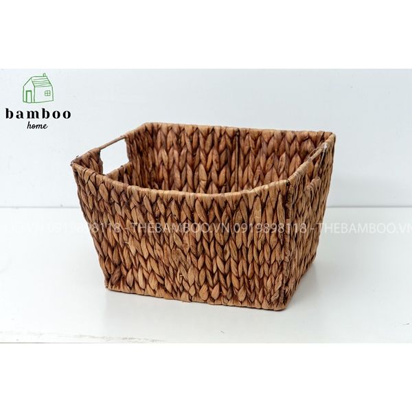 Giỏ bèo lục bình - Giỏ mây tre - The bamboo