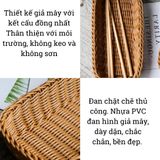 Khay đựng đồ đa năng BAMBOO HOME để đũa thìa, điều khiển hoặc trái cây hoa quả bánh mì trong siêu thị, nhà hàng