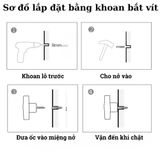 Móc gỗ sồi treo tường BAMBOO HOME núm gắn tường các loại đồ gia dụng tiện ích decor trang trí nhà cửa phong cách Nhật