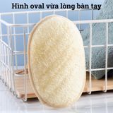 Bông tắm xơ mướp BAMBOO HOME tự nhiên không tẩy trắng