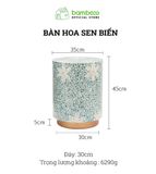 Đôn Bàn Khảm Trai Cao Cấp BAMBOO HOME Phong Cách Bắc Âu Để Cạnh Sofa Phòng Khách Trong Gia Đình - Khách Sạn - Resort