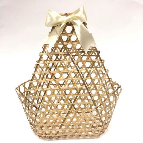 Giỏ quà tặng mây tre đặt theo yêu cầu - Bamhoo Home