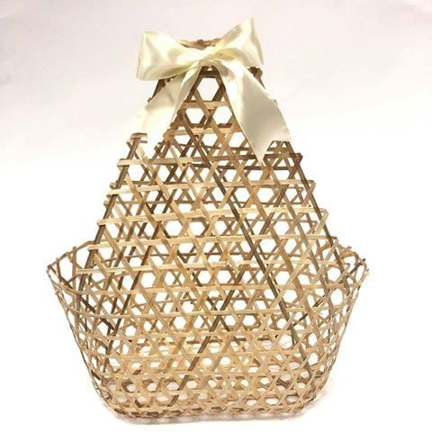 Giỏ quà tặng mây tre đặt theo yêu cầu - Bamhoo Home