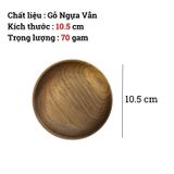 Khay gỗ cao cấp tối màu nhiều kích thước BAMBOO HOME đựng đồ ăn trà bánh kẹo trong gia đình nhà hàng khách sạn