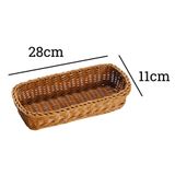 Khay đựng đồ đa năng BAMBOO HOME để đũa thìa, điều khiển hoặc trái cây hoa quả bánh mì trong siêu thị, nhà hàng