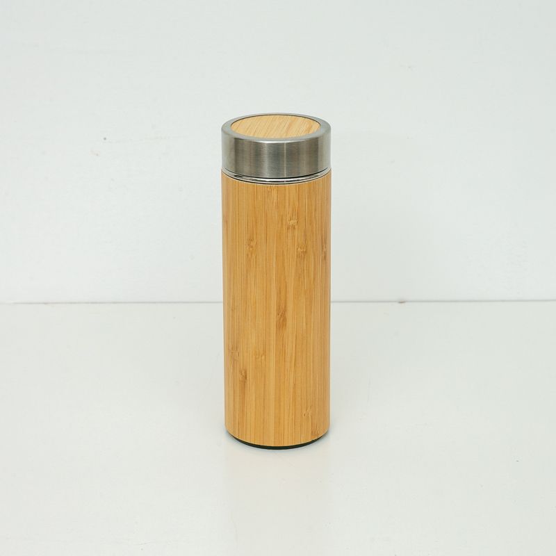Bình nước giữ nhiệt vỏ tre - The bamboo
