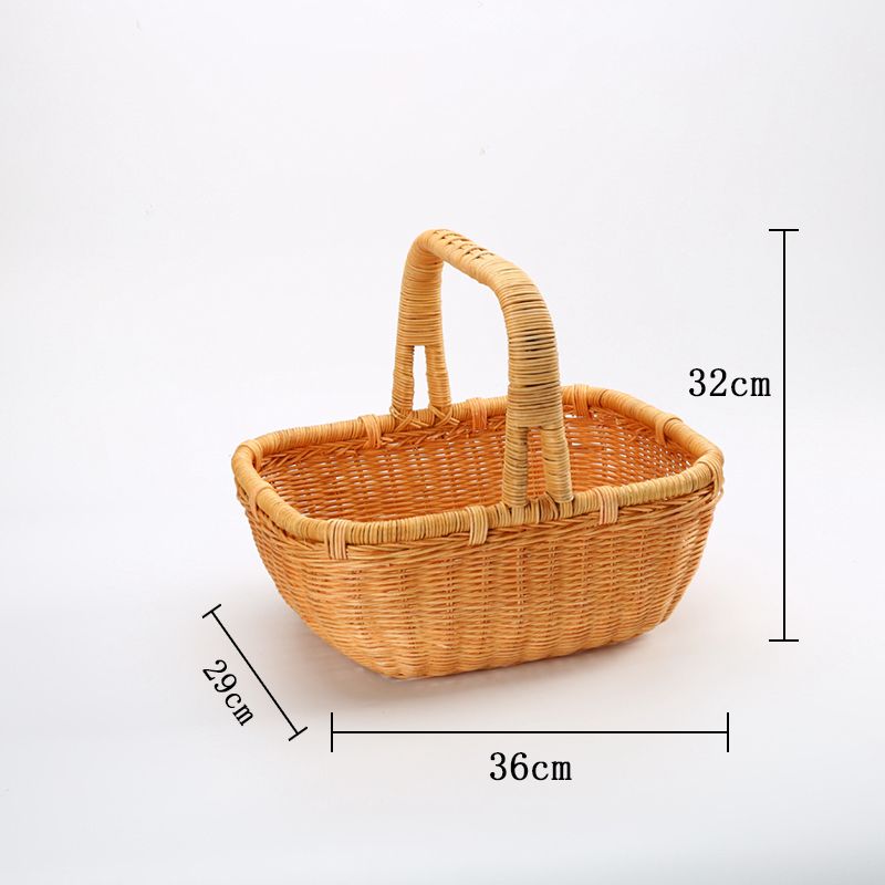 Giỏ Picnic phong cách Bắc Âu - Mây tre đan - BamBoo Home