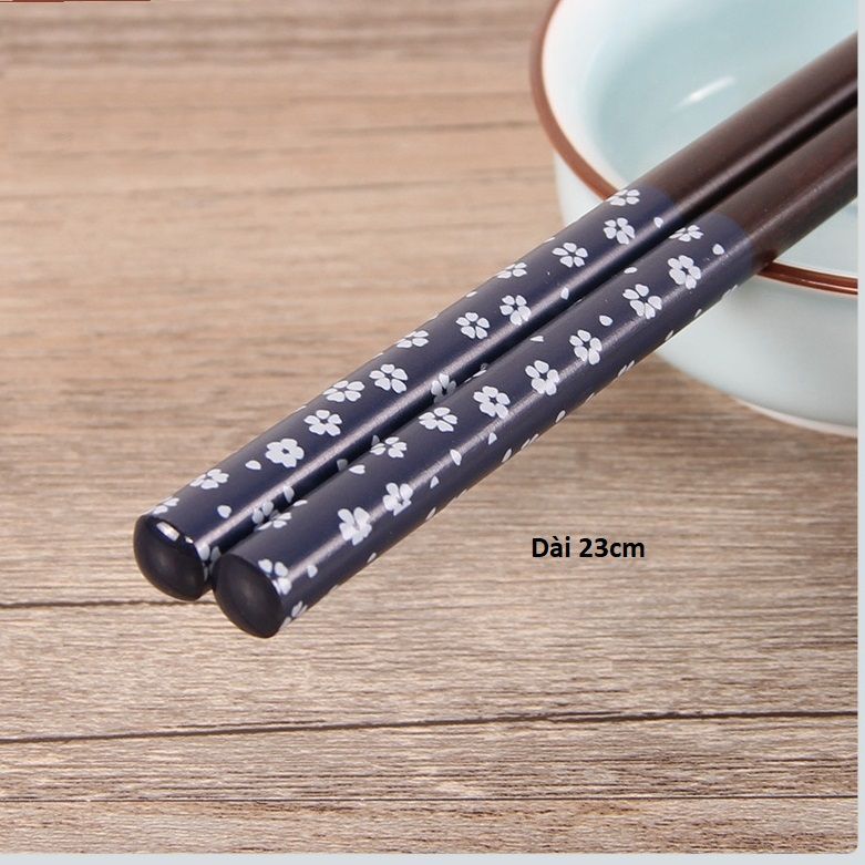 Đũa gỗ hoa văn - Đũa gỗ phong cách Nhật Bản - The bamboo