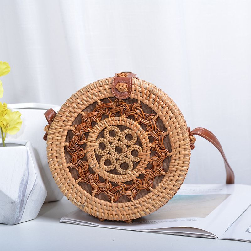 Túi guột tròn - Túi mây tre - The bamboo