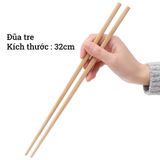 Đũa ăn dài tre đa năng kháng khuẩn BAMBOO HOME chuyên xào nấu an toàn vệ sinh, sử dụng cho gia đình, nhà hàng, khách sạn