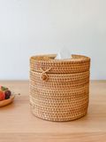 Hộp giấy ăn mây tre đan BAMBOO HOME nhiều kích thước sang trọng dùng để ở phòng bếp , phòng khách , phòng ngủ