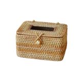 Hộp giấy ăn mây tre đan BAMBOO HOME nhiều kích thước sang trọng dùng để ở phòng bếp , phòng khách , phòng ngủ