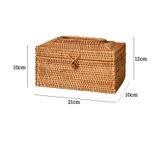 Hộp giấy ăn mây tre đan BAMBOO HOME nhiều kích thước sang trọng dùng để ở phòng bếp , phòng khách , phòng ngủ