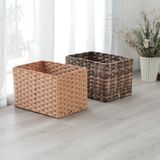 Giỏ đựng đồ đa năng BAMBOO HOME hình chữ nhật, để đồ phòng khách, phòng ngủ, decor trang trí nhà cửa