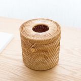 Hộp giấy ăn mây tre đan hiện đại BAMBOO HOME nhiều kích thước sang trọng dùng trong nhà hàng khách sạn cao cấp