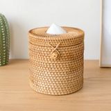 Hộp giấy ăn mây tre đan hiện đại BAMBOO HOME nhiều kích thước sang trọng dùng trong nhà hàng khách sạn cao cấp