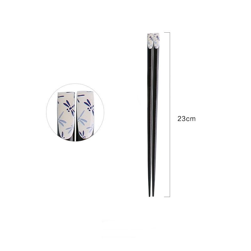 Đũa gỗ hoa văn - Đũa gỗ phong cách Hàn Quốc - The bamboo