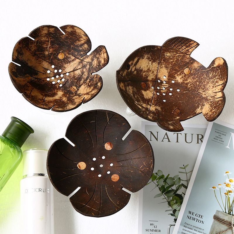 Gáo dừa đựng xà bông - Gáo dừa trang trí - The bamboo