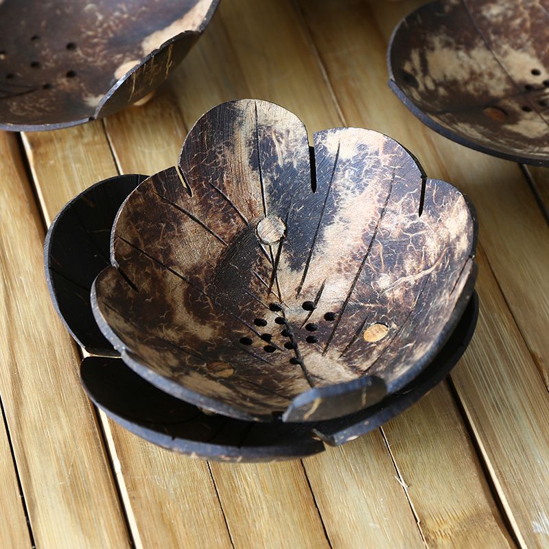 Gáo dừa đựng xà bông - Gáo dừa trang trí - The bamboo