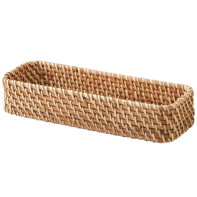 T11 Khay đựng đũa thìa mây tre - Giỏ mây tre - The bamboo