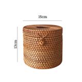 Hộp giấy ăn mây tre đan hiện đại BAMBOO HOME nhiều kích thước sang trọng dùng trong nhà hàng khách sạn cao cấp