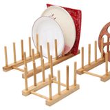 Kệ Úp Dĩa Tre BAMBOO HOME Giá Trưng Bày Nhà Bếp Tiện Lợi Nhiều Kích Thước