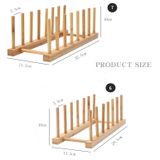 Kệ Úp Dĩa Tre BAMBOO HOME Giá Trưng Bày Nhà Bếp Tiện Lợi Nhiều Kích Thước