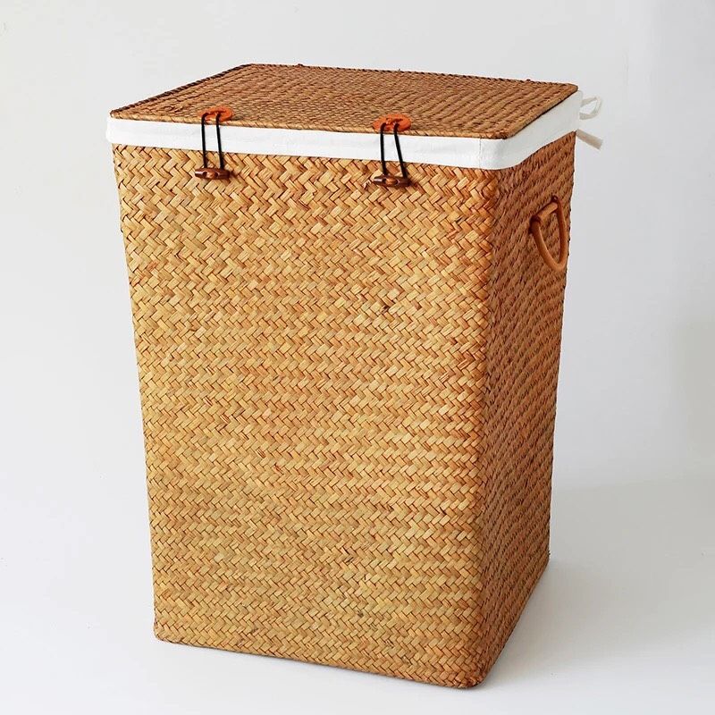 Giỏ đựng quần áo cói - Giỏ mây tre – The bamboo