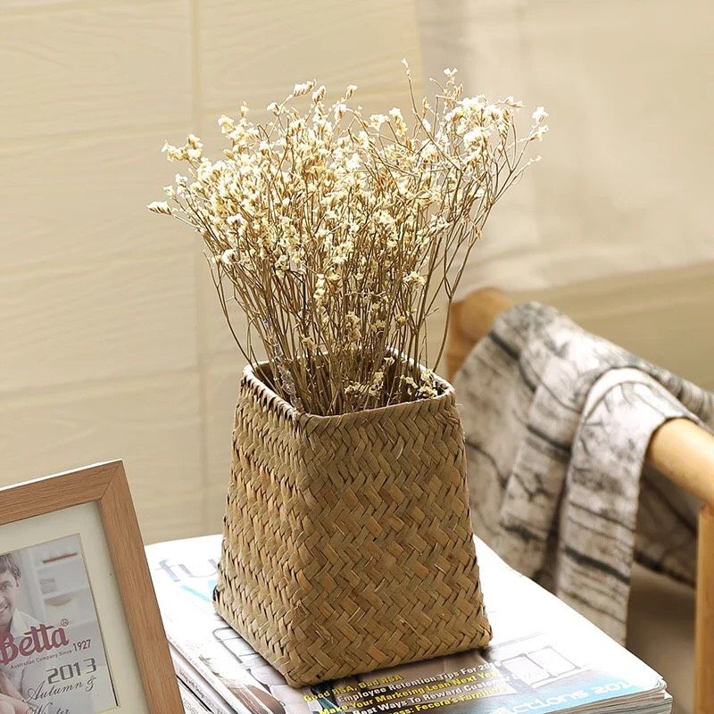 Giỏ cói đa năng - Giỏ mây tre – The bamboo