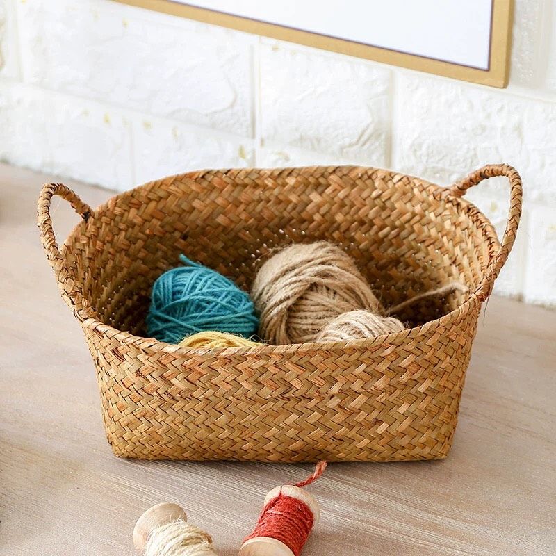 Giỏ cói decor - Giỏ mây tre – The bamboo
