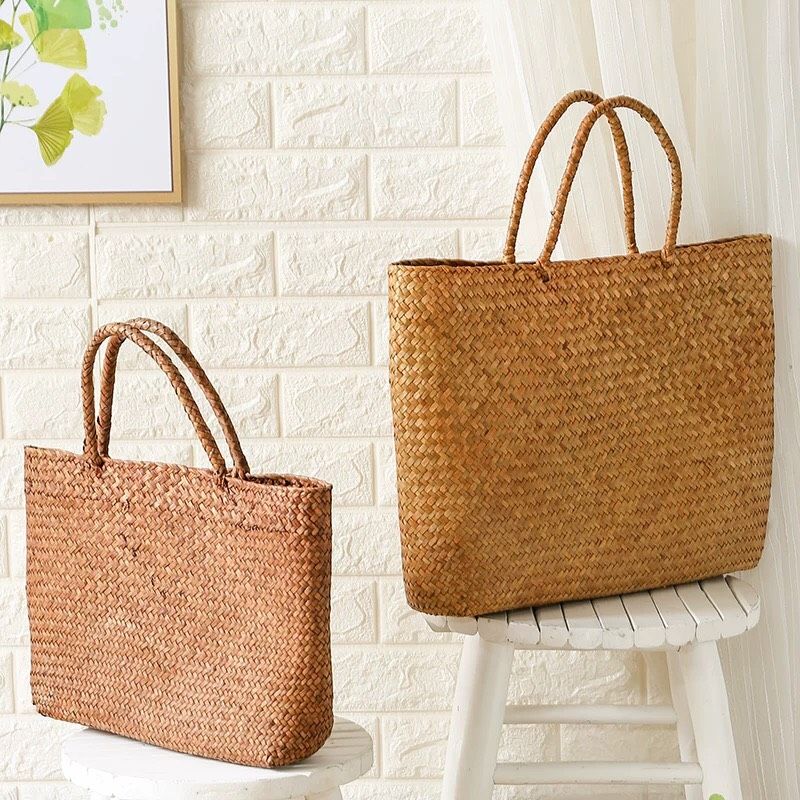 Túi mây tre đan cói - Giỏ mây tre – The bamboo