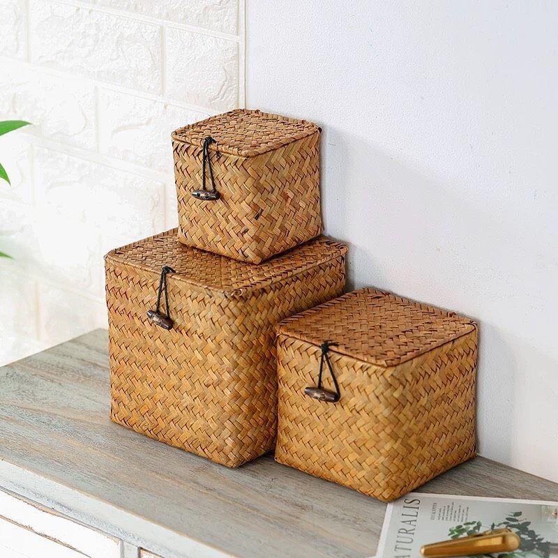 Hộp cói - Giỏ mây tre – The bamboo