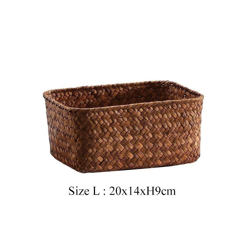 Giỏ cói decor - giỏ mây tre - The bamboo