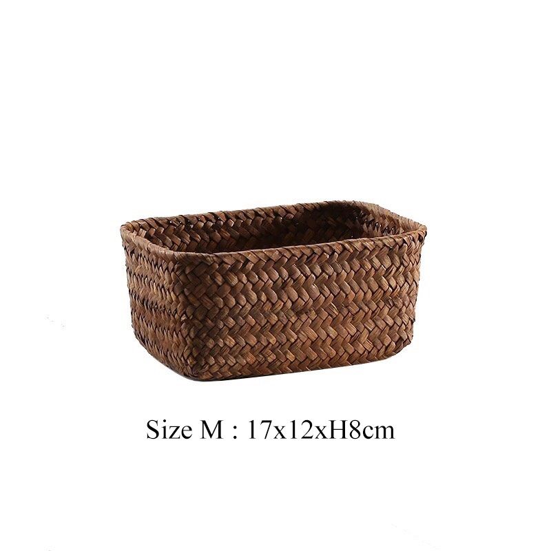 Giỏ cói decor - giỏ mây tre - The bamboo