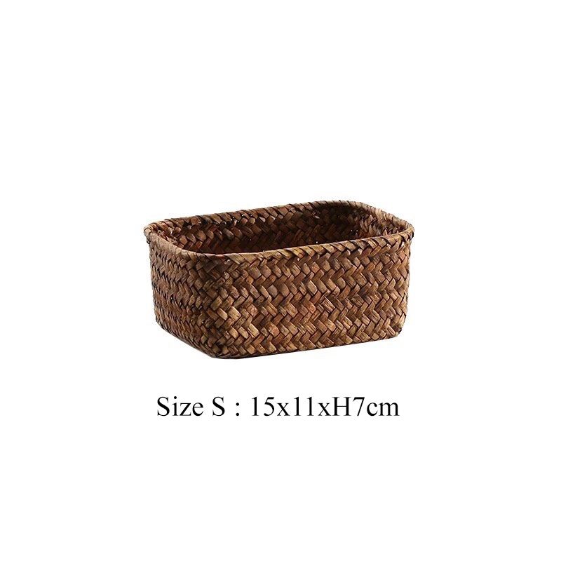 Giỏ cói decor - giỏ mây tre - The bamboo