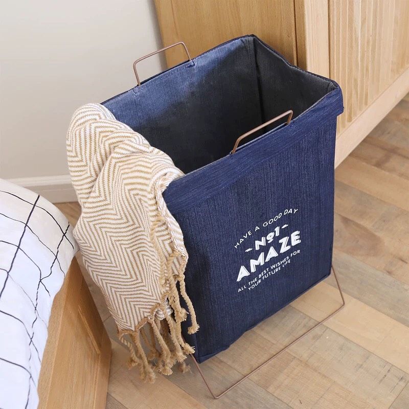 Giỏ, Túi đựng đồ giặt, đồ dơ, đồ chơi, gấp, xếp gọn gàng - The bamboo