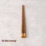 Đũa gỗ Hương bọc đồng phong cách Nhật Bản BAMBOO HOME an toàn vệ sinh, sử dụng cho gia đình, nhà hàng, khách sạn