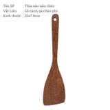 Muỗng gỗ tre BAMBOO HOME thìa xào nấu chống dính chịu nhiệt tiện lợi nhiều kích thước sản dùng trong nhà bếp nhà hàng