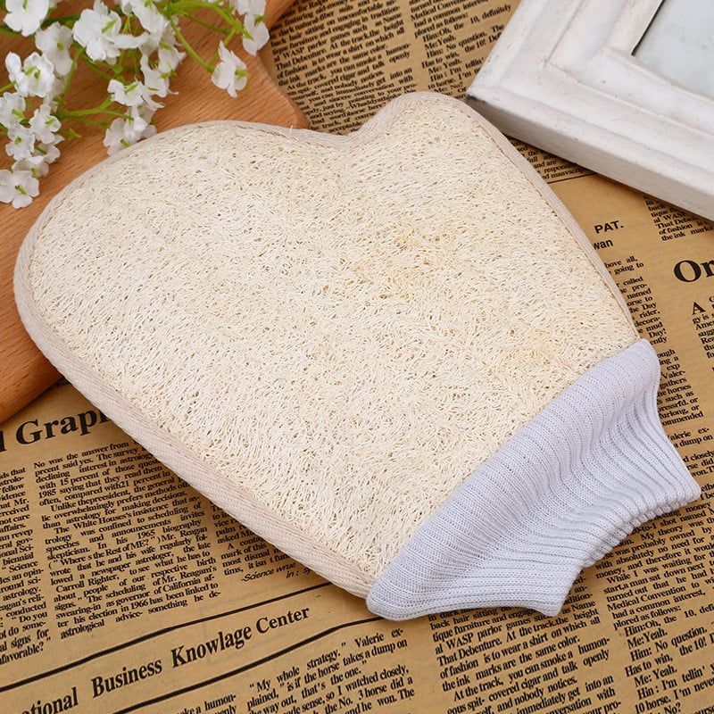 Bông tắm xơ mướp BAMBOOO ECO tự nhiên, tẩy da chết, massage linh hoạt