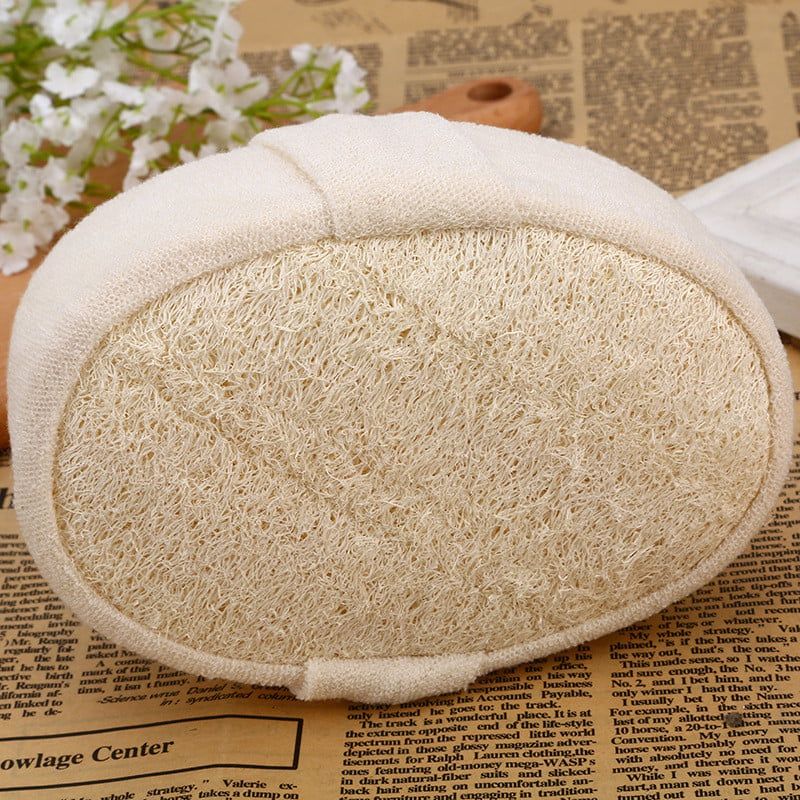 Bông tắm xơ mướp BAMBOOO ECO tự nhiên, tẩy da chết, massage linh hoạt