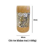 Cốc hũ tre khảm trai cao cấp BAMBOO HOME quà tặng hàng Việt Nam cho khách hàng cá nhân doanh nghiệp bạn bè thân yêu